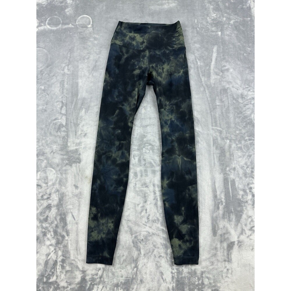 Lululemon Align High-Rise Pant 28" Size 4 Diamond Dye Graphite Grey Bronze Green
